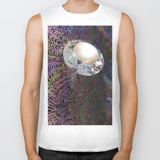 Abstract Precious 4 Biker Tank