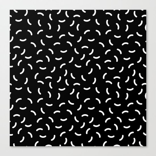 Memphis pattern 37 Canvas Print