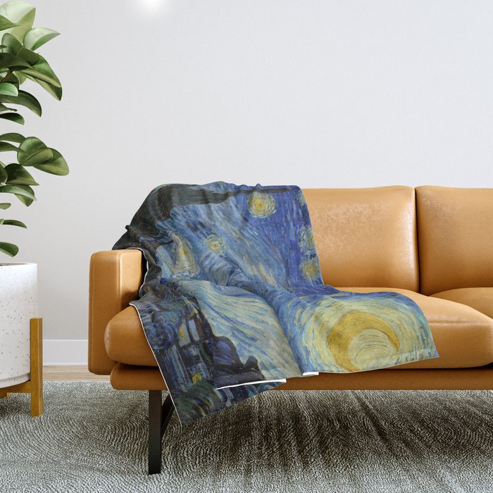 Starry Night Throw Blanket