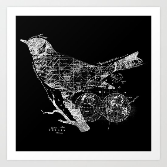 Bird Wanderlust Art Print