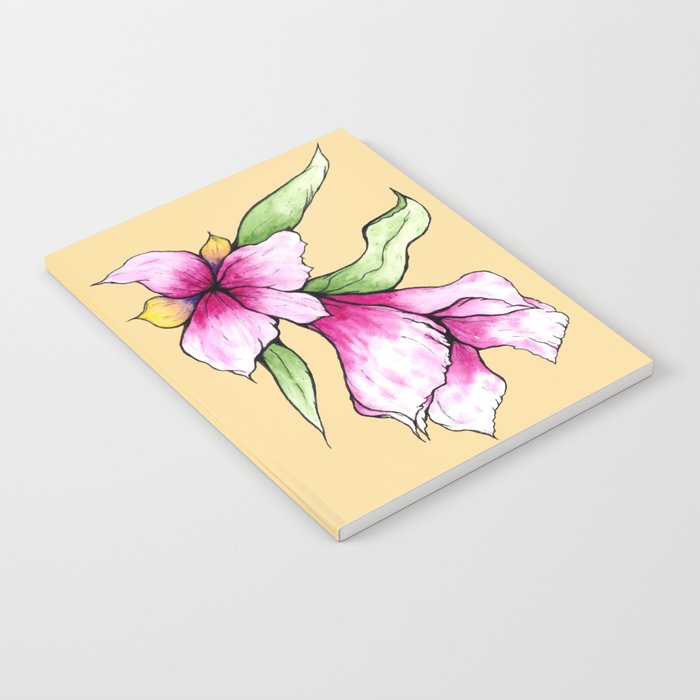 Pink Orchid Notebook