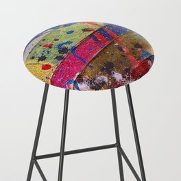 Cross Hatch Bar Stool