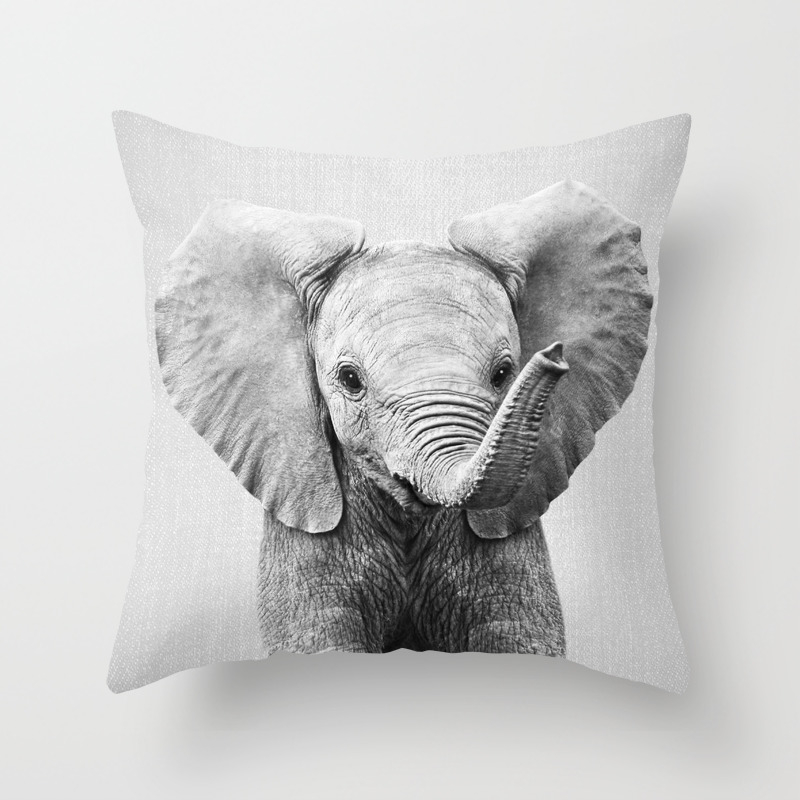 white elephant pillow