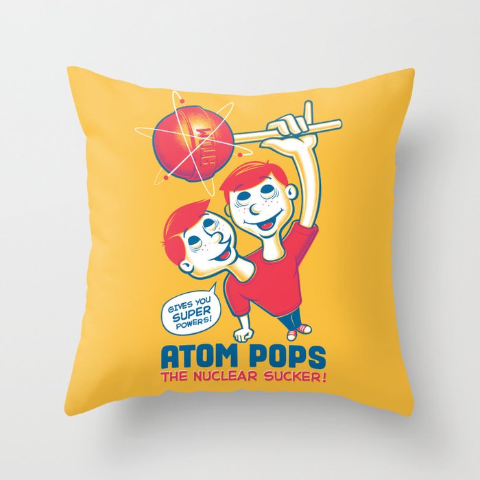 Space Age Suckers Throw Pillow