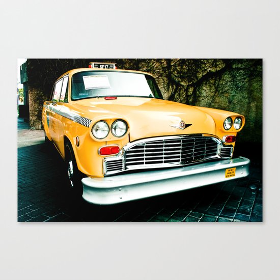 Yellow Cab (2) Canvas Print