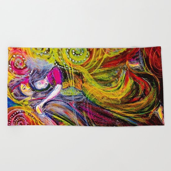 Dance With My Heart Beach Towel