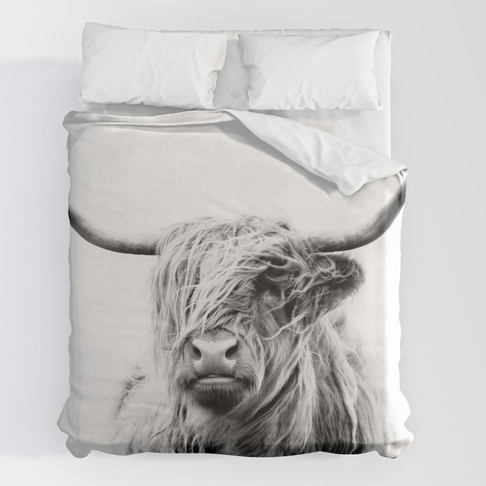 Portrait Of A Highland Cow Duvet Cover By Doritfuhg Society6 - Highland Cow Bedding Set Portrait Of A Highland Cow Duvet Cover By Doritfuhg Society6 - Highland Cow Bedding Set