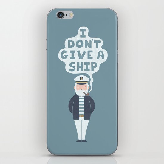 Indifferent Captain iPhone & iPod Skin