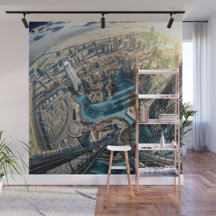 On Top Of The World Burj Khalifa Dubai Uae Wall Mural By