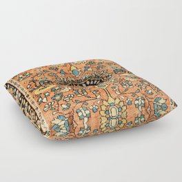 Sarouk Poshti Vintage Persian Rug Print Floor Pillow