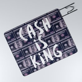 Cash is King Picnic Blanket