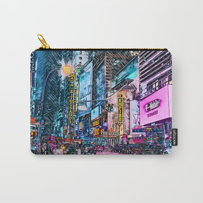 On the streets of New York City Carry-All Pouch