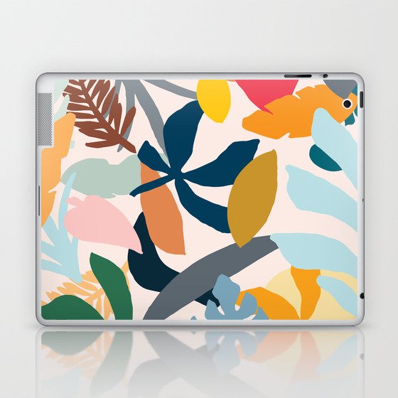 Abstract Floral No.1 Laptop & iPad Skin