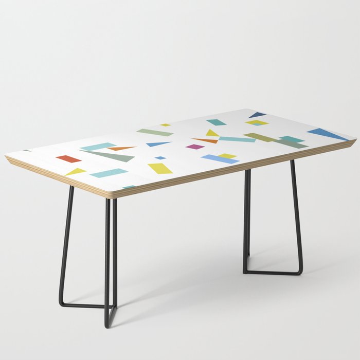 1980s Abstract Geometric Coffee Table