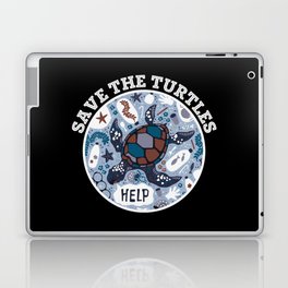 Save The Turtles Laptop Skin