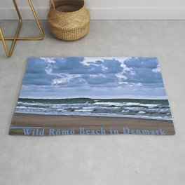 Wild Romo Beach in Denmark Rug | Waves, Dramaticclouds, Sea, Beach, Coast, Clouds, Photo, Seaside, Blue, Color 