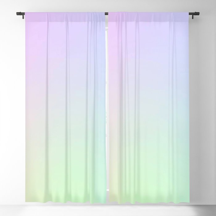 Pastel Ombre or tinted futurism  Blackout Curtain