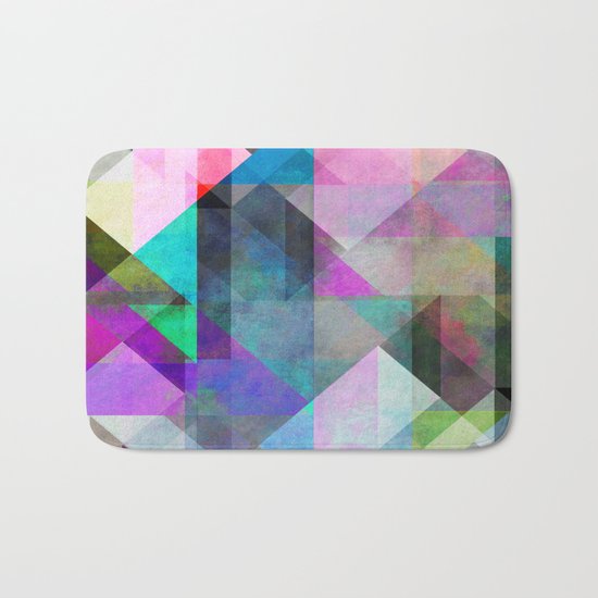Color Blocking 3 Bath Mat