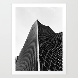 PINNACLE || black and white architecture photography || SINGAPORE Art Print