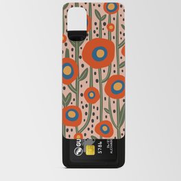 Flower Market Amsterdam, Abstract Modern Floral Print Android Card Case