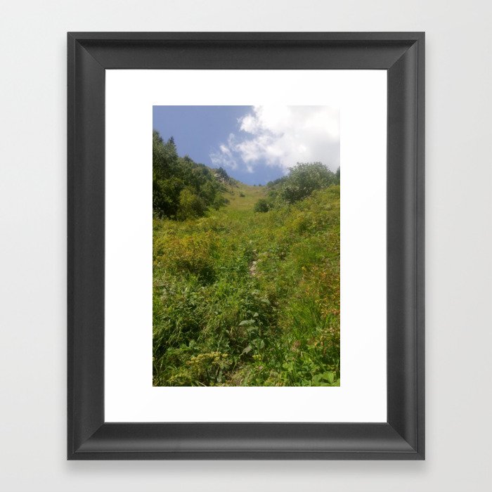 Mountains photography  Framed Art Print
