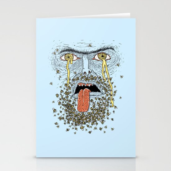 Wierd Bee-rd Stationery Cards