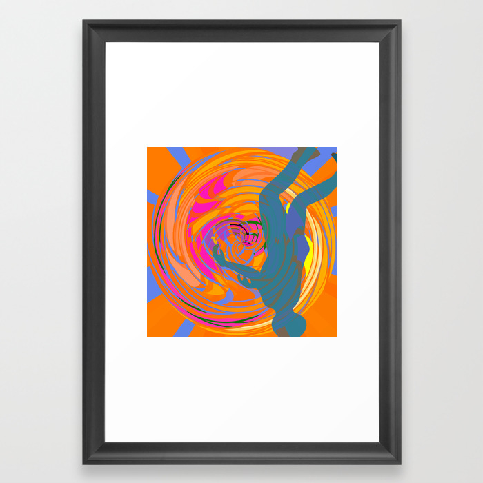 Head Down In The Tunnel Framed Art Print By Malivargas Society6