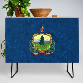 State flag of Vermont US Flags Standard New England Banner Colors Credenza