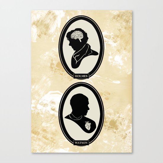 Brains & Heart Canvas Print