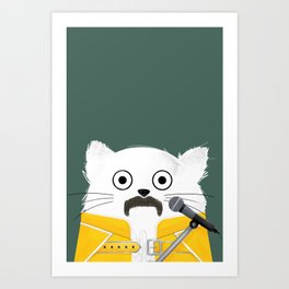 Cat Freddie Art Print