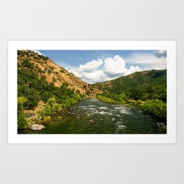 Sycamore Springs Creek, Sierra National Forest, California Art Print | Landscape, Creek, High, Mountain, America, Mountains, Forest, Ross, Campbell, Usa 