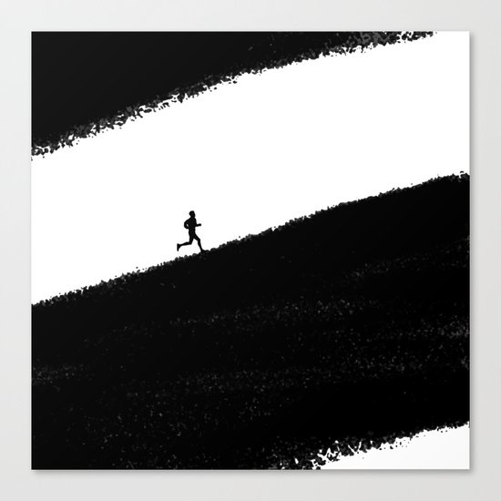 Running Canvas Print