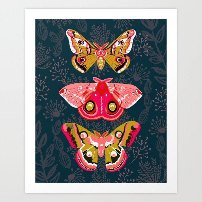 Lepidoptery No. 4 by Andrea Lauren Art Print