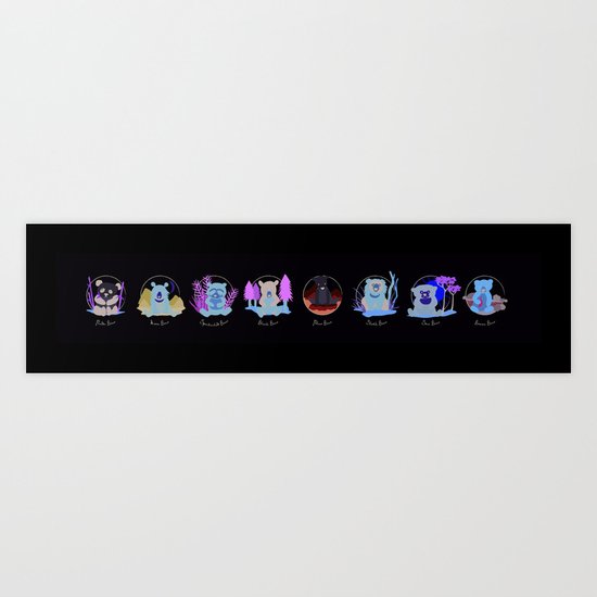 Ursidae Print Art Print