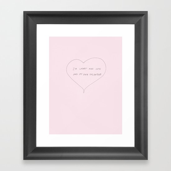 Valentine Framed Art Print