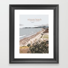 Stinson Beach Framed Art Print