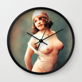 Vintage Nude Wall Clock