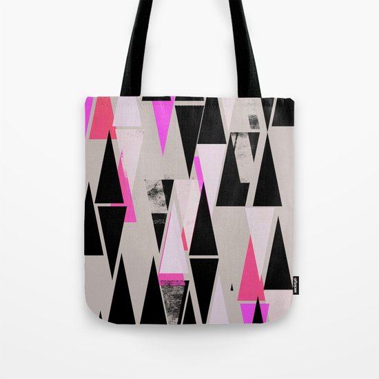 Pink Triangles II Tote Bag