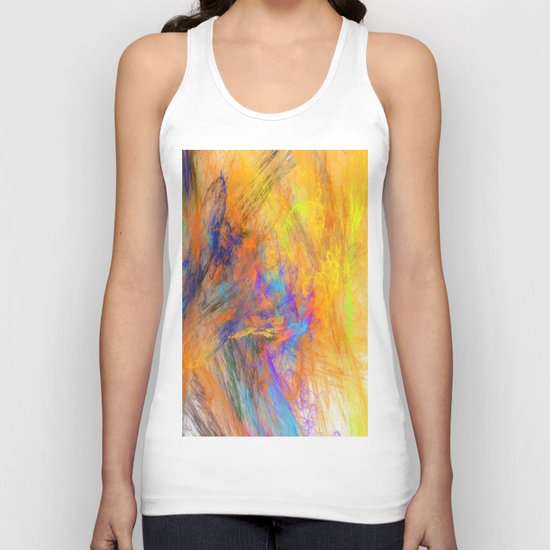 Colour Explosion (A7 B0002) Unisex Tank Top