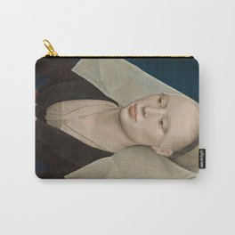 Portrait of a Lady by Rogier van der Weyden Carry-All Pouch | Netherlandish, Beauty, Realism, Oak, Painting, Panel, Gothic, Portrait, Geometric, Lady 