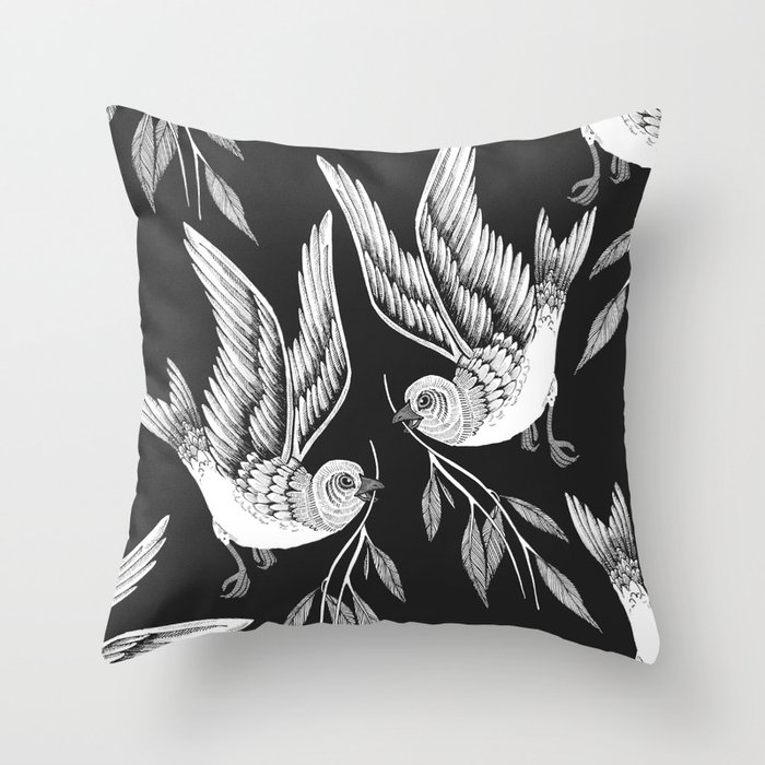 Miuotti Birds Throw Pillow