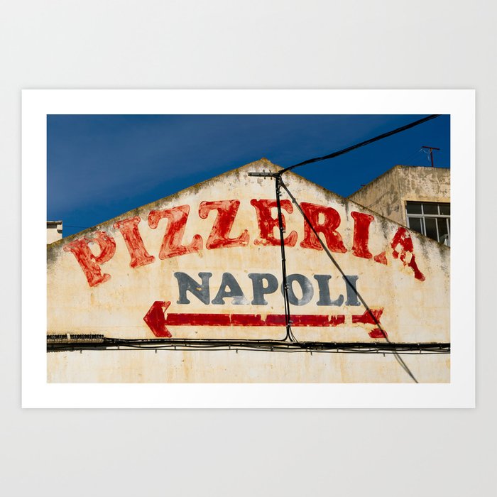 PIZZA Art Print