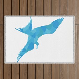 Blue Seagull Outdoor Rug