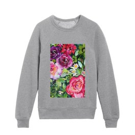 roses of mystery Kids Crewneck