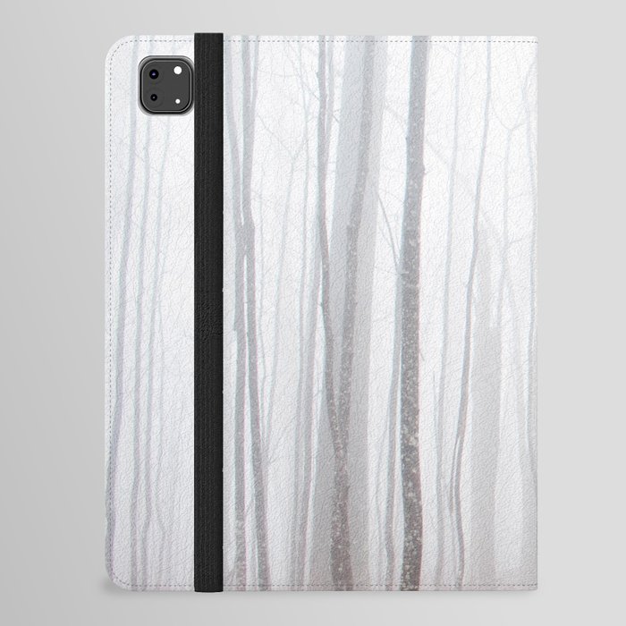 Misty Birch Forest iPad Folio Case