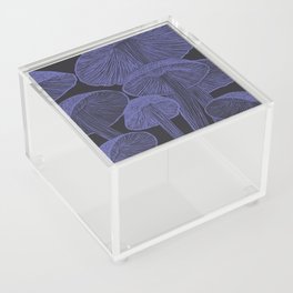 Very Peri Lavender Mushroom Midnight Garden Acrylic Box