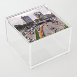 Mexico Photography - Busy Highway Going Through Mexico City Acrylic Box