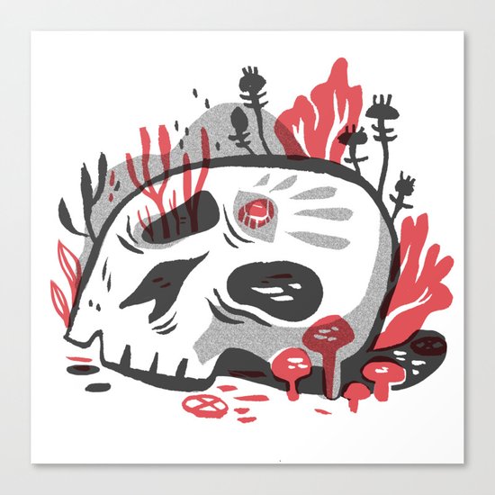 Skill and Mushroom Canvas Print