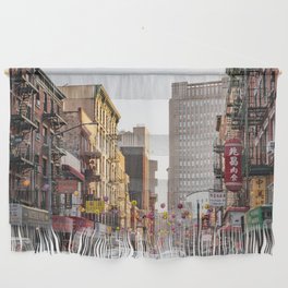 Chinatown Views in New York City | Travel Photography Wall Hanging