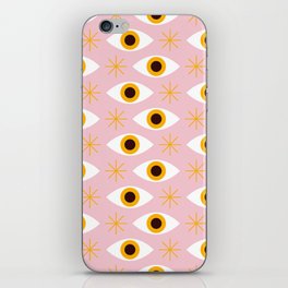 Abstraction_EYES_VISION_MAGIC_LOVE_POP_ART_PATTERN_1221A iPhone Skin